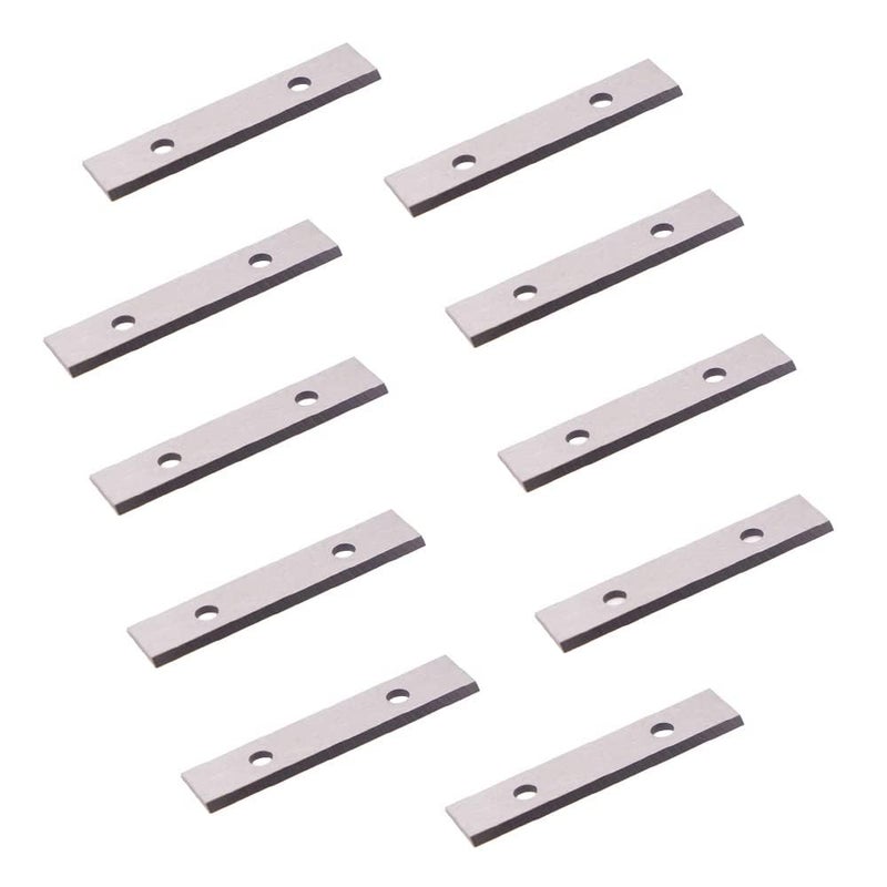 LU&MN 2.38"(60mm) Paint Scraper Carbide Blades Double-Edged Reversible Replacement Blade 2-3/8"(60X12X1.5mm) Fits Most equivalent General purpose Hand-Held Scrapers,10pcs By LU&MN - Image 3